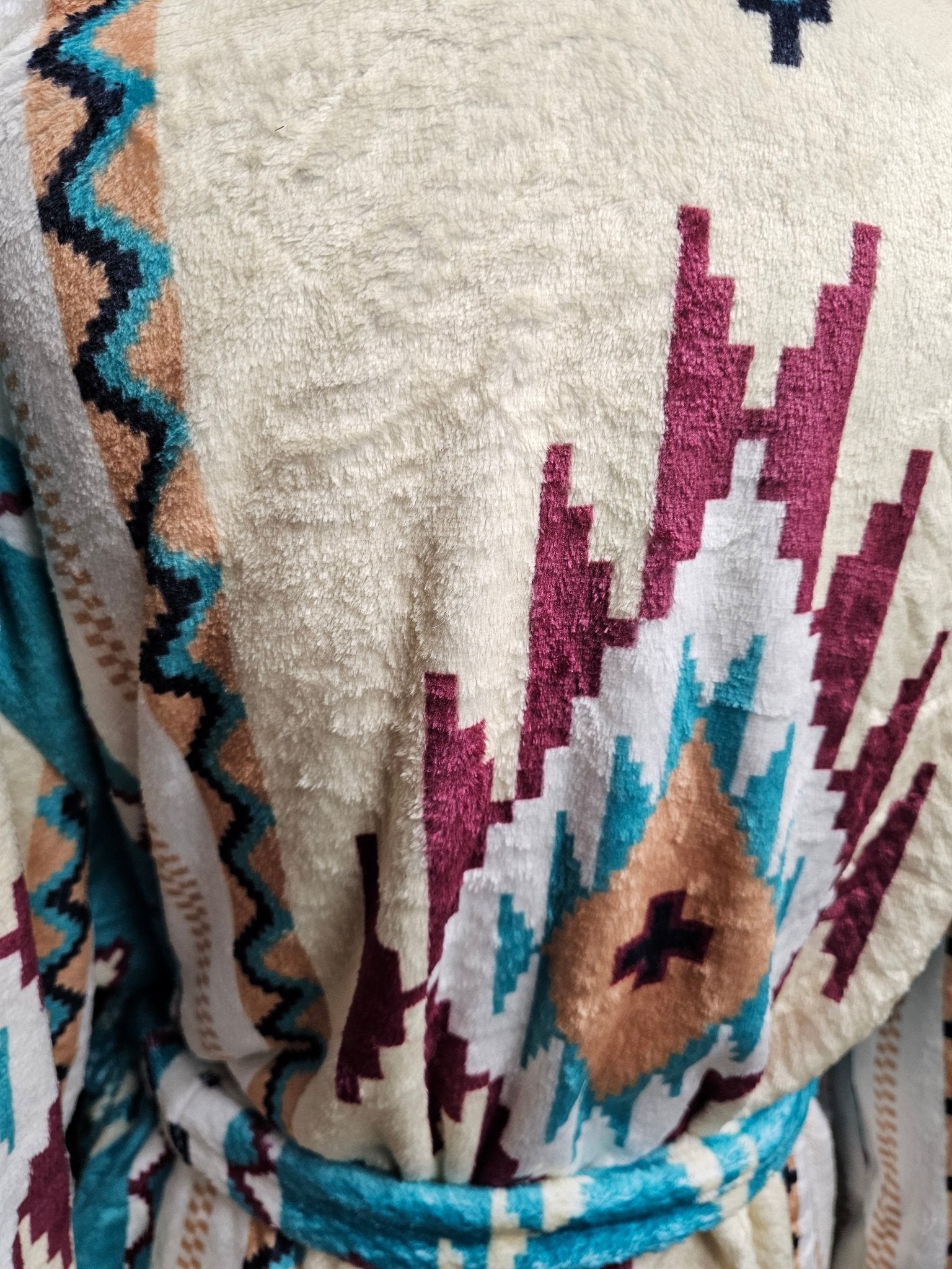 Taos Aztec Women's Bath Robe - Soft & Cozy - Insatiable Sensations