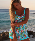 Women's Off-Shoulder Tankini Set – 2-Piece Swimsuit - Insatiable Sensations