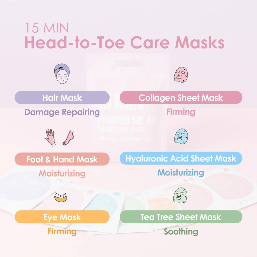Naisture 15 Min Pamper Me Kit Korean Spa Skincare Gift Set - Insatiable Sensations