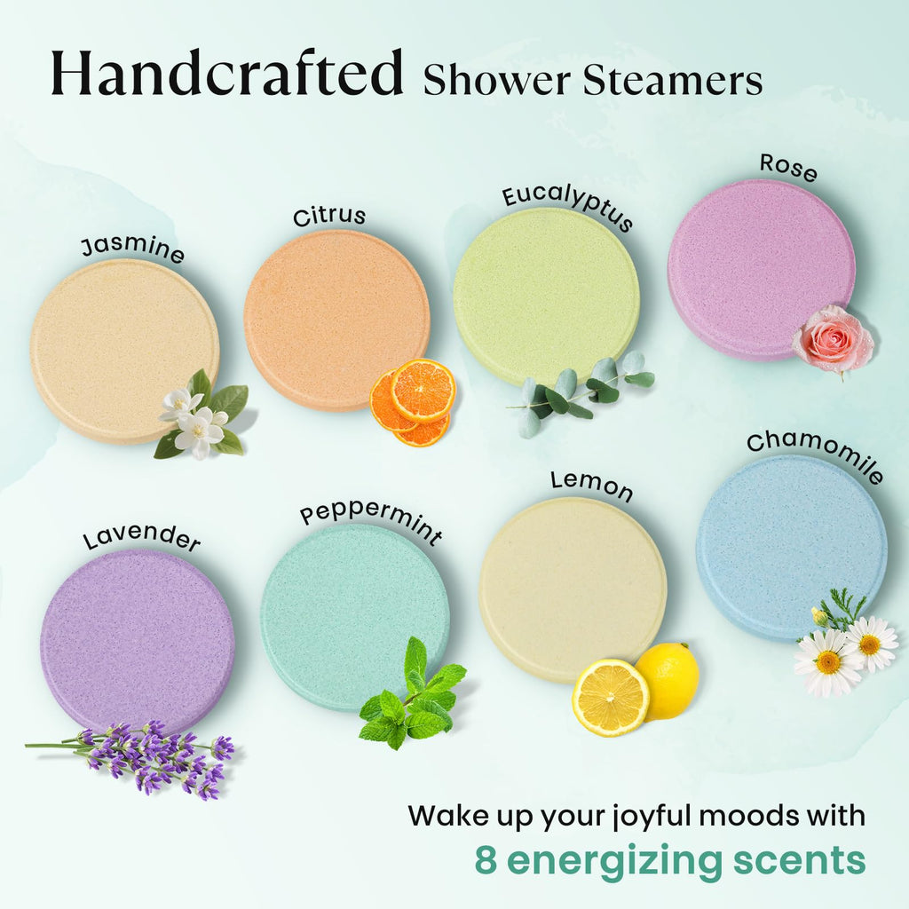 Shower Steamers Aromatherapy, Birthday Gift for Women Teen Girl Mom | Premium Natural Essential Oils Bath Bombs, Spa Stress Relief & Relaxation Self Care Gifts - Insatiable Sensations