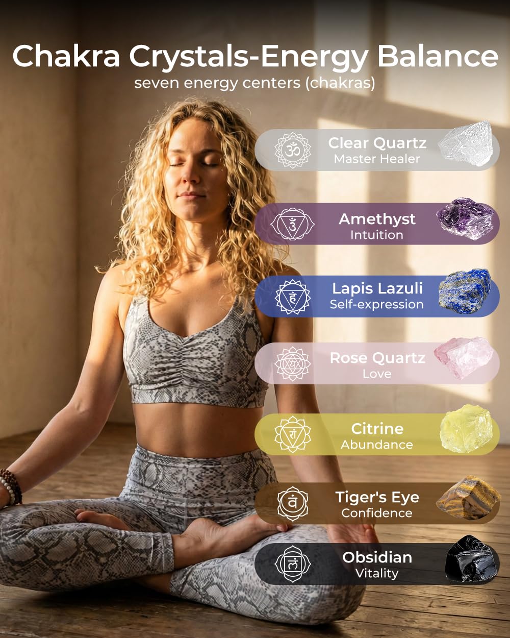 Crystals and Healing Stones Set - Insatiable Sensations