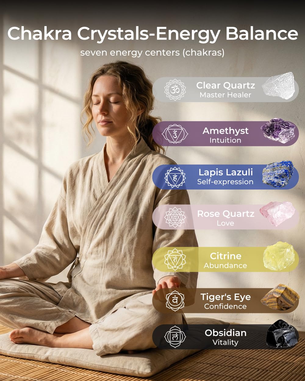 Crystals and Healing Stones Set - Insatiable Sensations