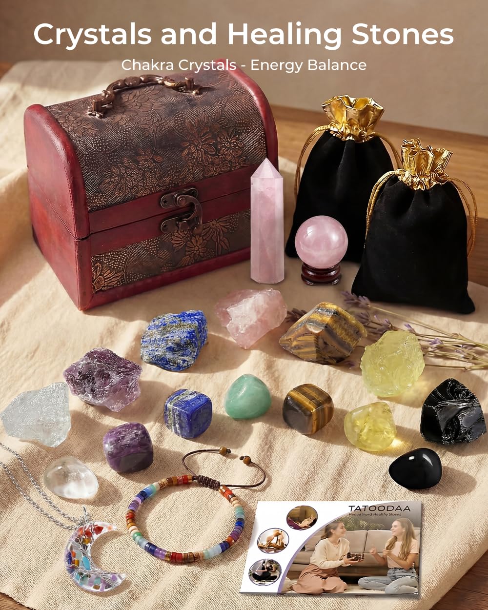 Crystals and Healing Stones Set - Insatiable Sensations