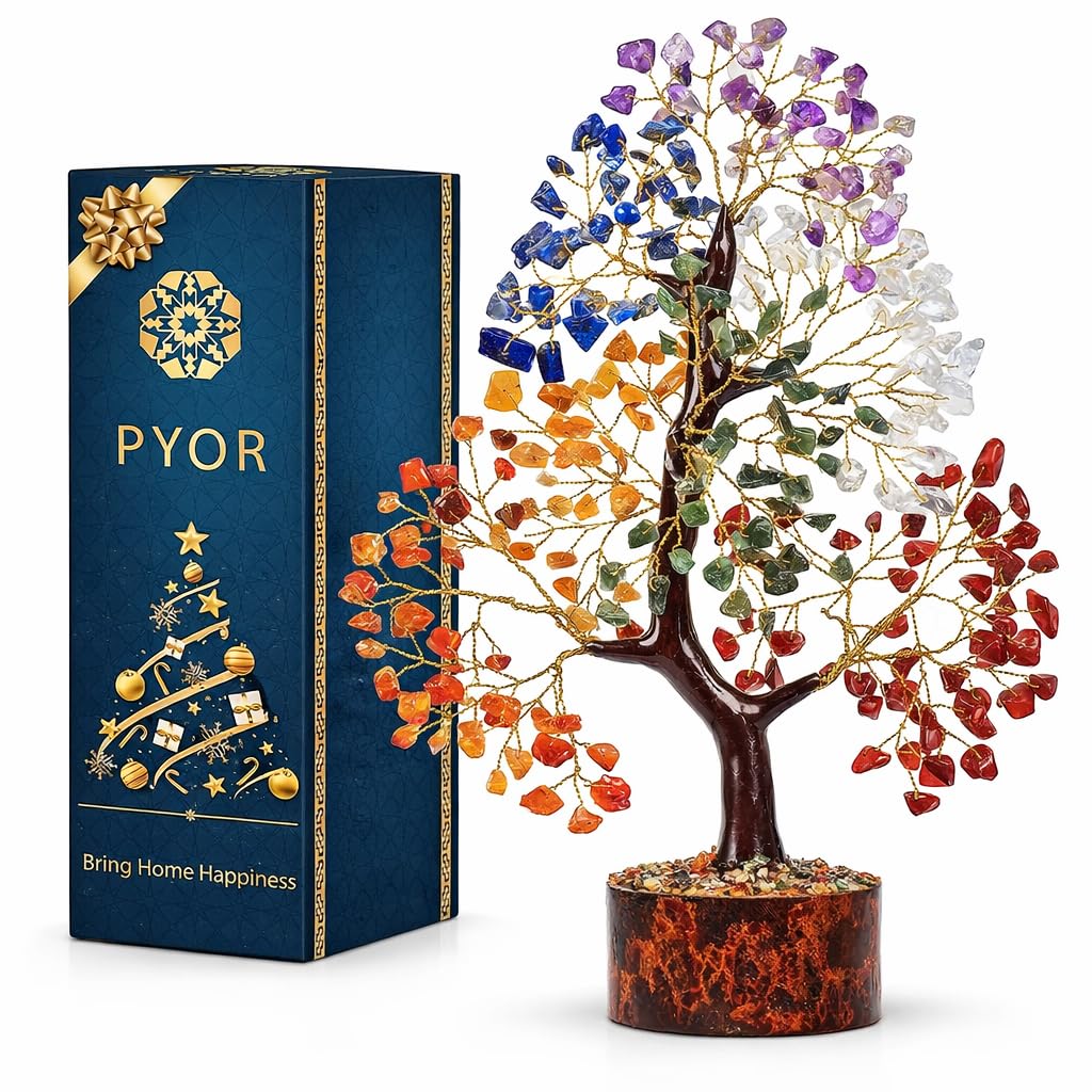 PYOR 7 Chakra Tree of Life Crystal Tree - Insatiable Sensations