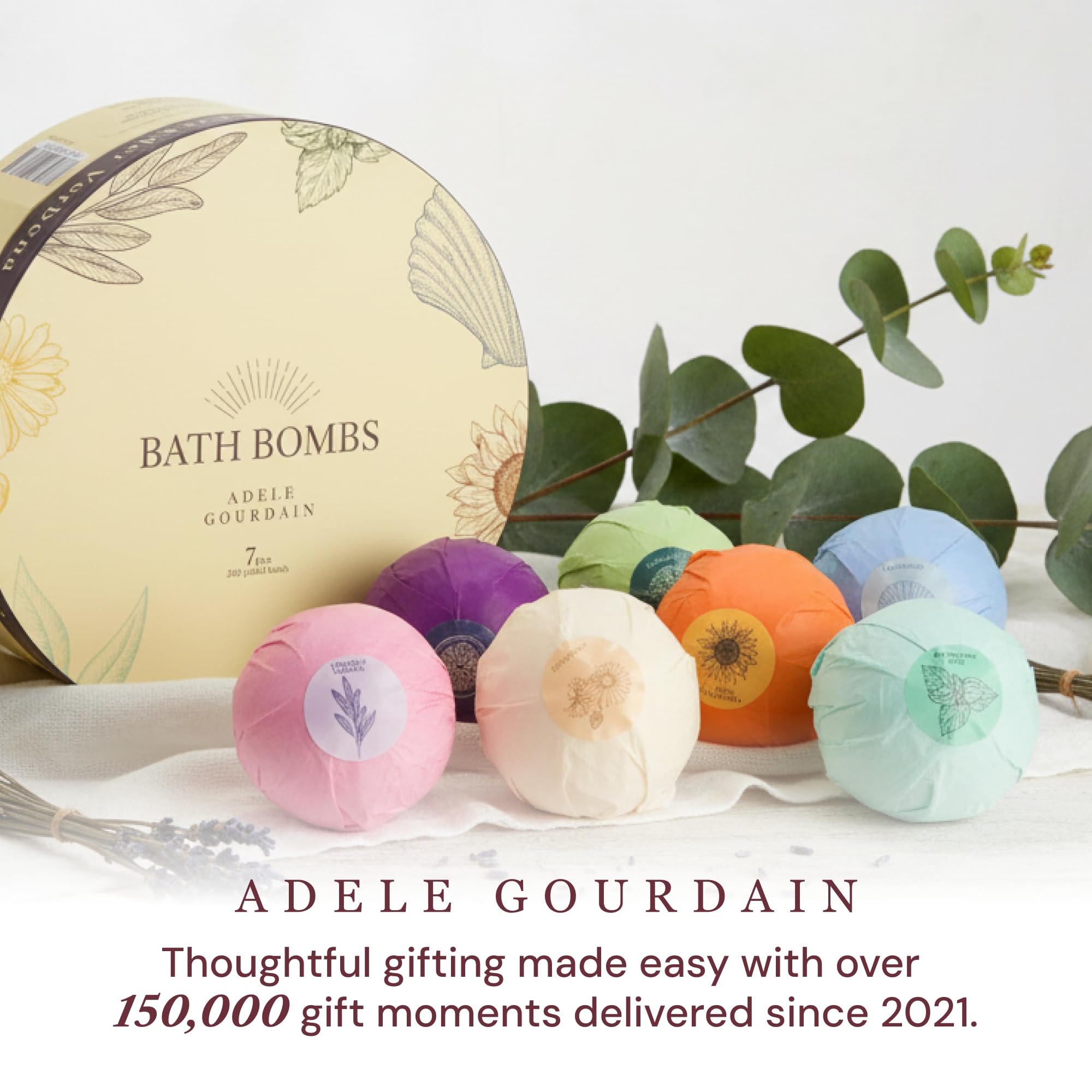 ADELEGOURDAIN Bath Bombs Set 7 pcs - Insatiable Sensations