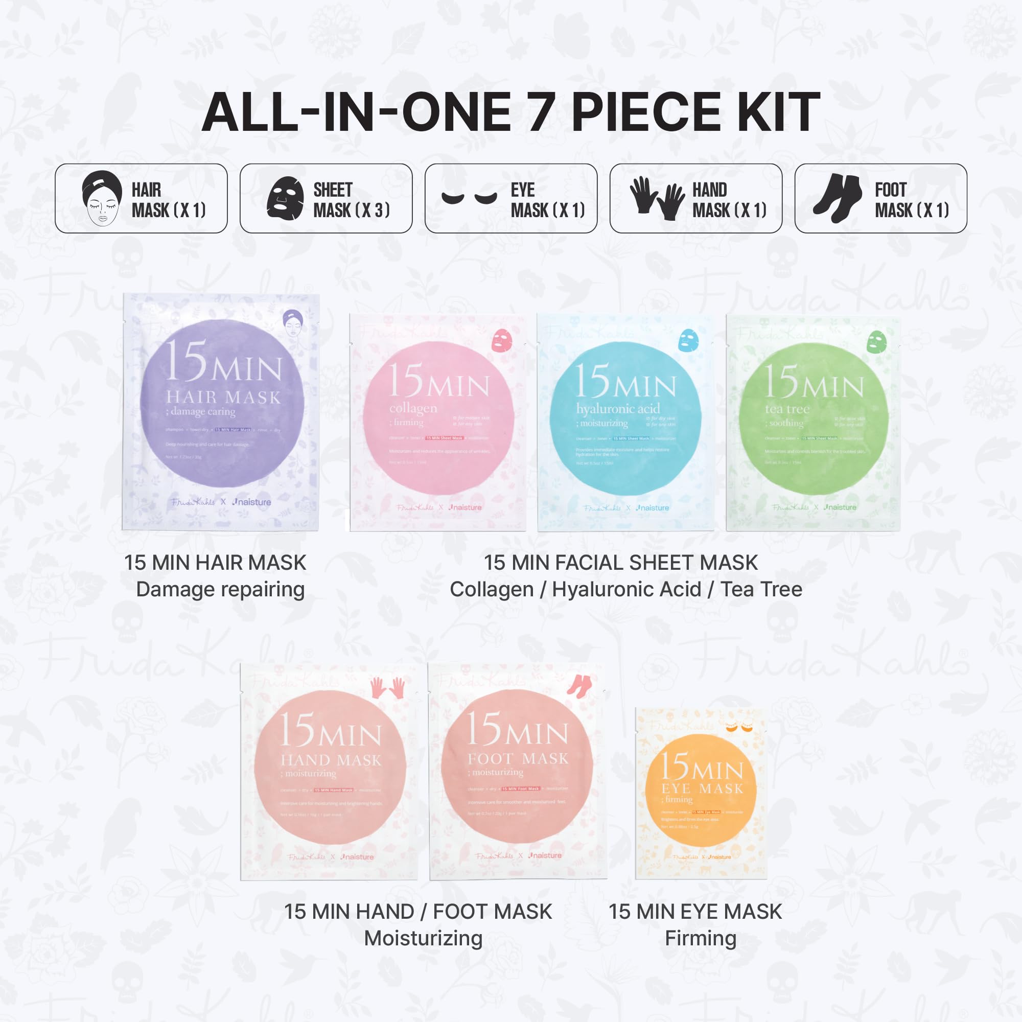 Naisture 15 Min Pamper Me Kit Korean Spa Skincare Gift Set - Insatiable Sensations
