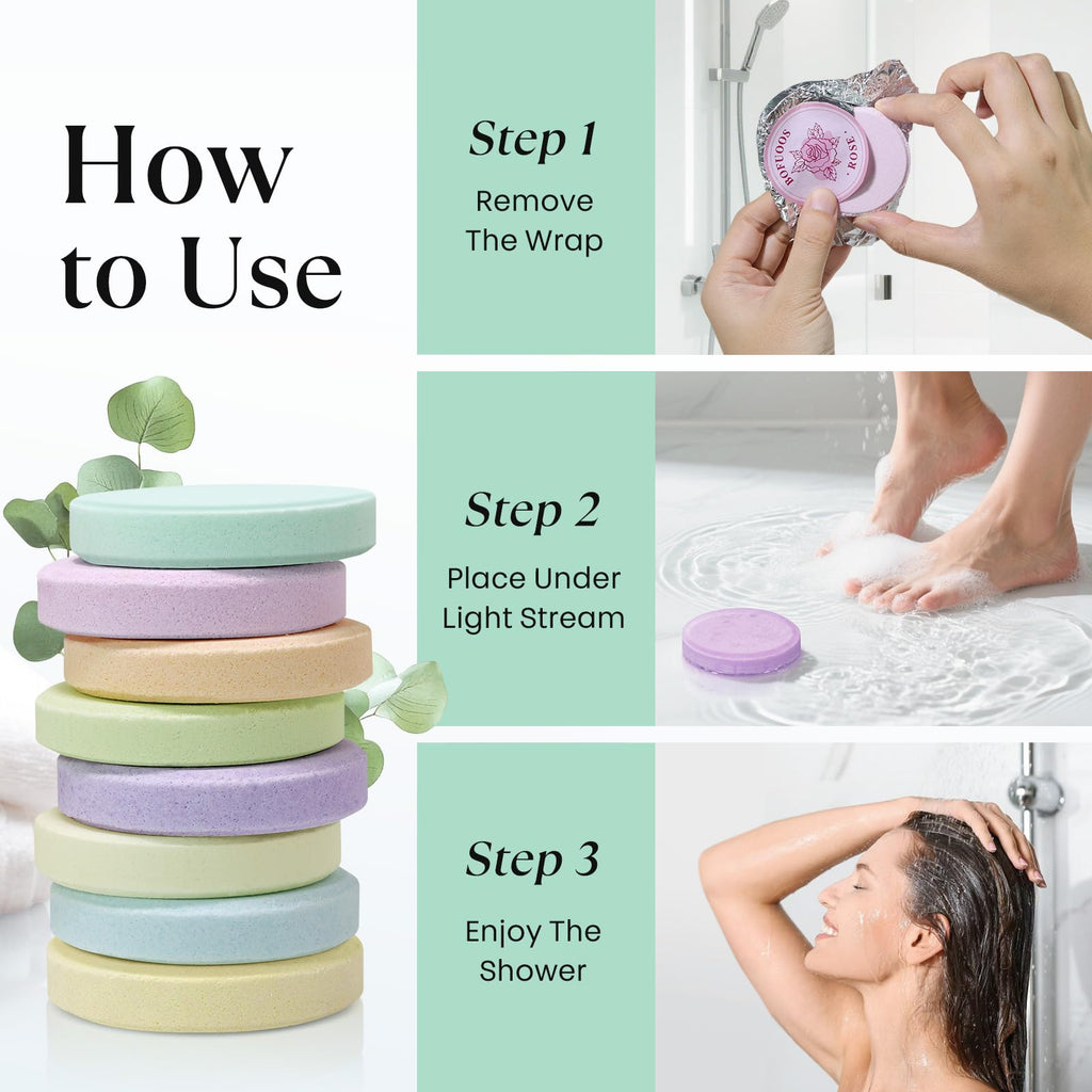 Shower Steamers Aromatherapy, Birthday Gift for Women Teen Girl Mom | Premium Natural Essential Oils Bath Bombs, Spa Stress Relief & Relaxation Self Care Gifts - Insatiable Sensations