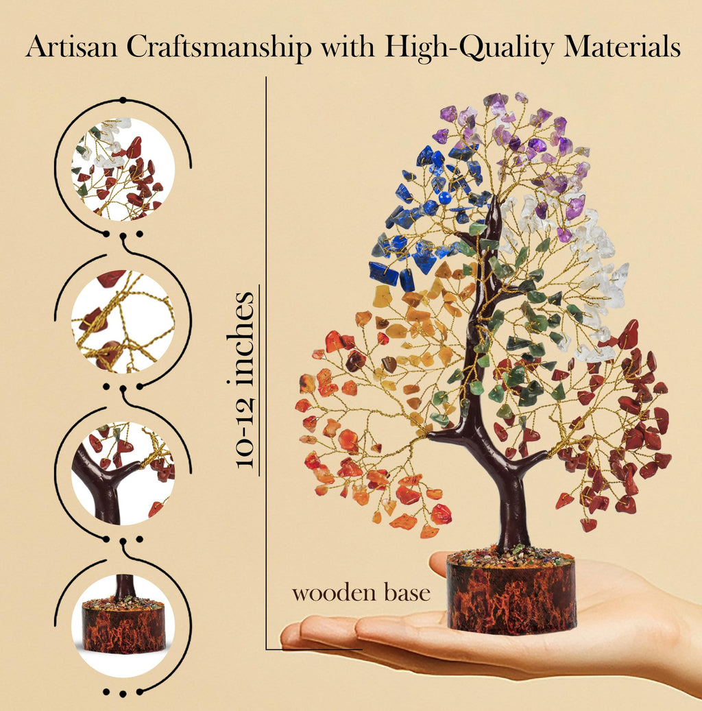 PYOR 7 Chakra Tree of Life Crystal Tree - Insatiable Sensations