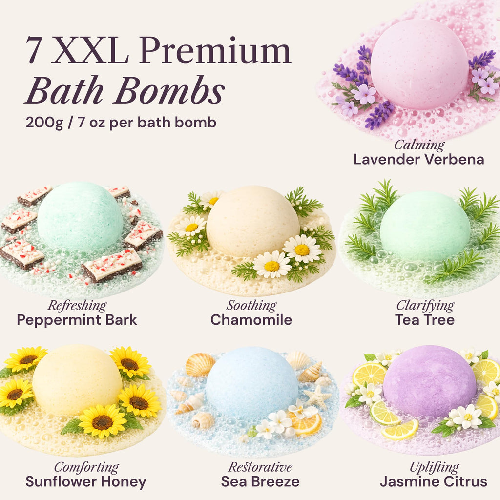 ADELEGOURDAIN Bath Bombs Set 7 pcs - Insatiable Sensations