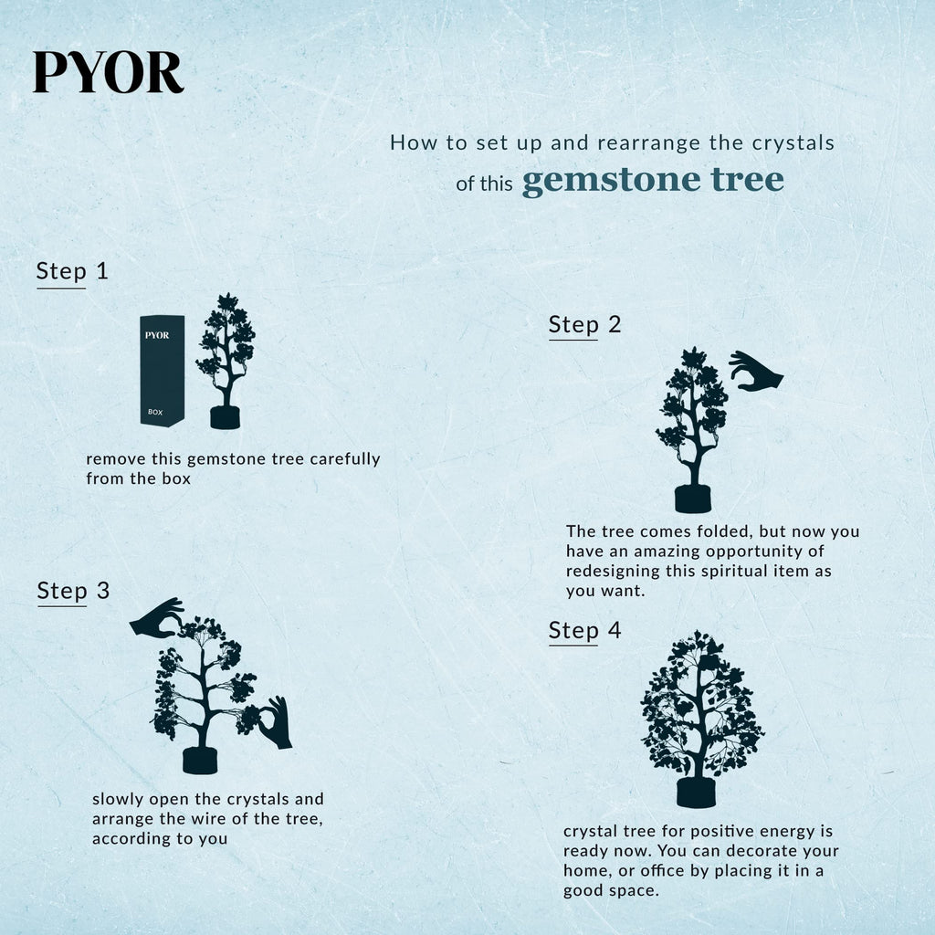 PYOR 7 Chakra Tree of Life Crystal Tree - Insatiable Sensations