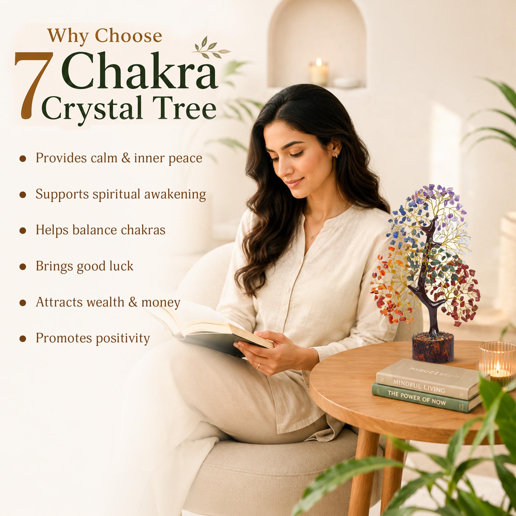 PYOR 7 Chakra Tree of Life Crystal Tree - Insatiable Sensations