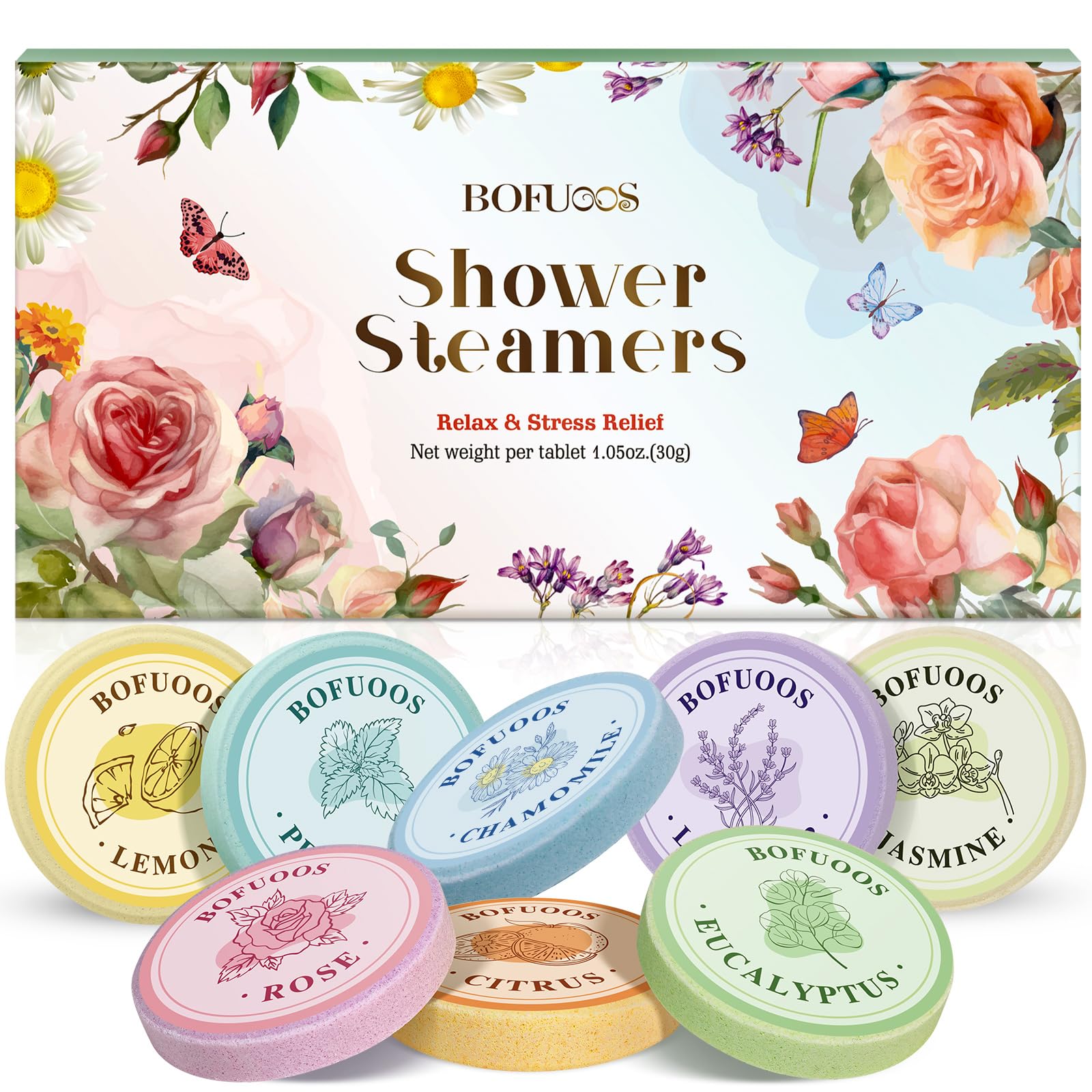 Shower Steamers Aromatherapy, Birthday Gift for Women Teen Girl Mom | Premium Natural Essential Oils Bath Bombs, Spa Stress Relief & Relaxation Self Care Gifts - Insatiable Sensations