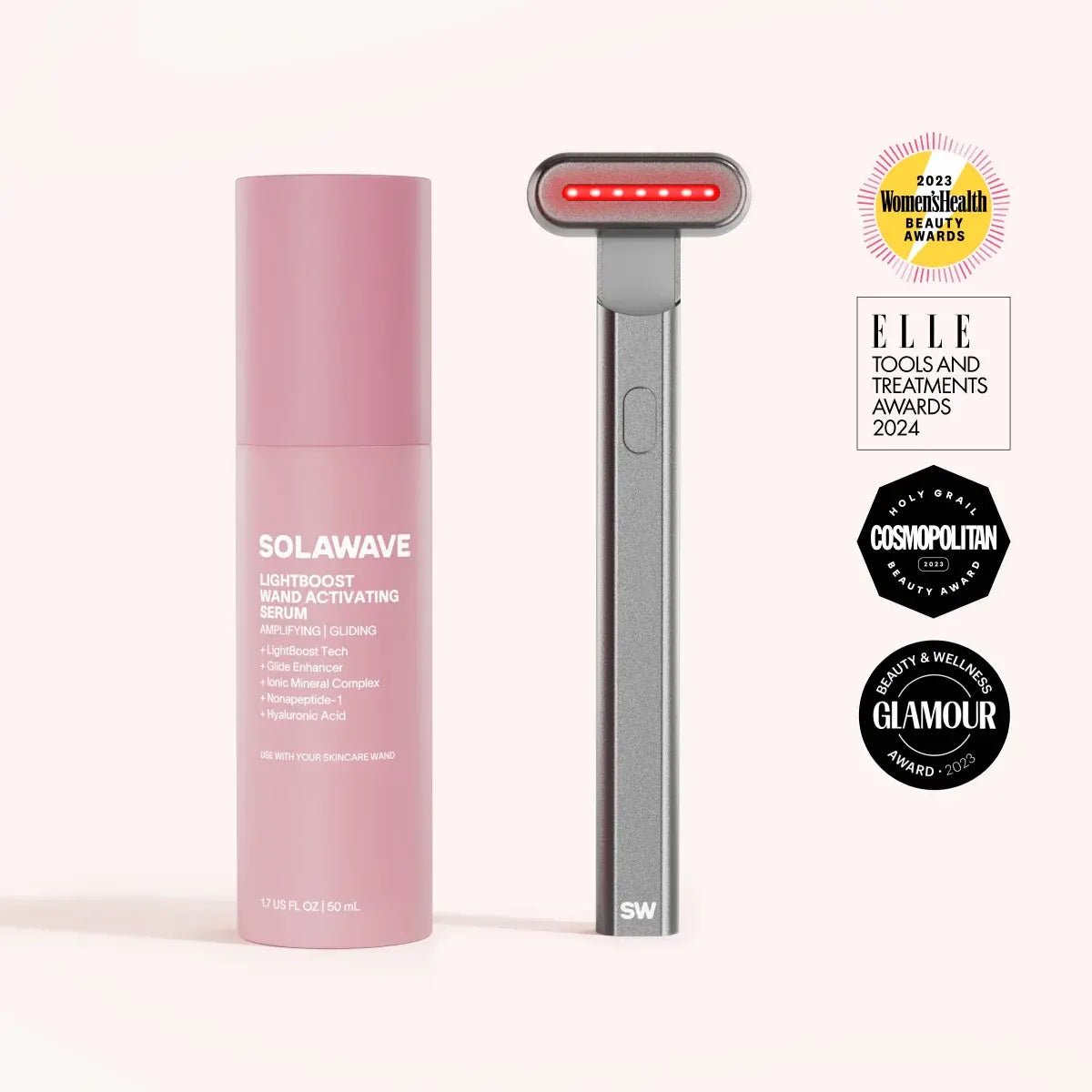 4-in-1 Red Light Therapy Wand & Activating Serum Kit - Insatiable Sensations