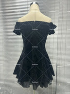 Black French Vintage Elegant Design Woman Dress - Insatiable Sensations