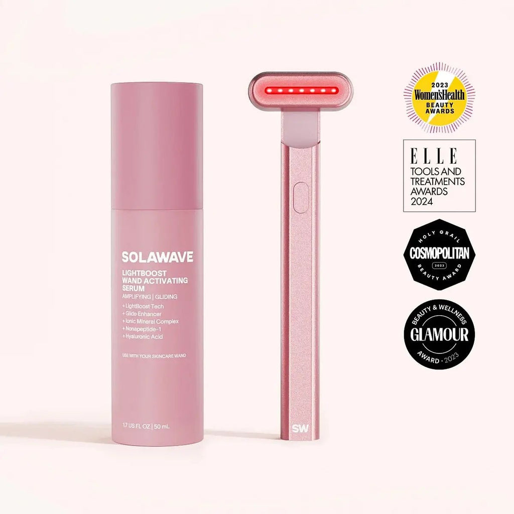 4-in-1 Red Light Therapy Wand & Activating Serum Kit - Insatiable Sensations