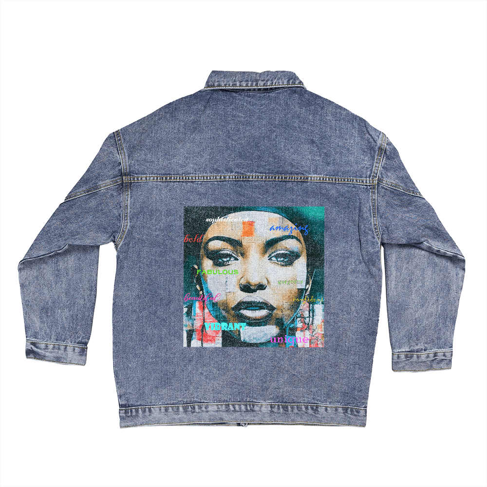 Beautiful Gorgeous Confident Woman Over-sized Denim Jacket - Insatiable Sensations