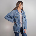 Beautiful Gorgeous Confident Woman Over-sized Denim Jacket - Insatiable Sensations