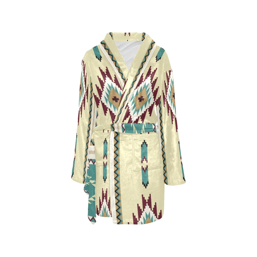 Taos Aztec Women's Bath Robe - Soft & Cozy - Insatiable Sensations