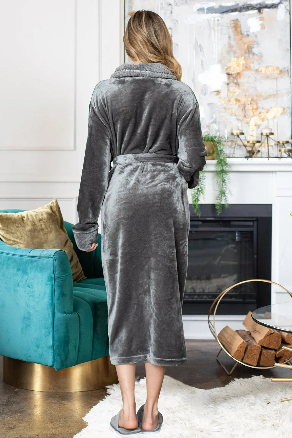 Women's Ultra Soft Plush Bathrobe - Insatiable Sensations
