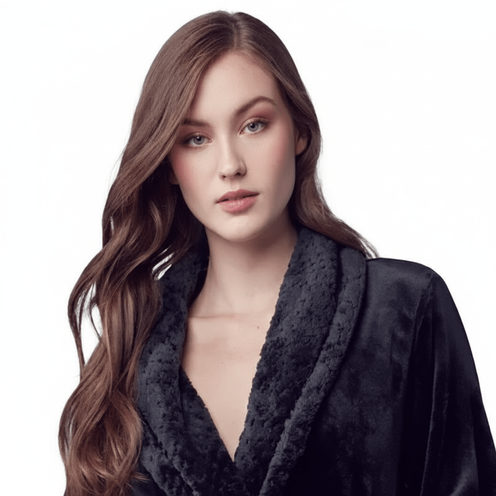Women's Ultra Soft Plush Bathrobe - Insatiable Sensations