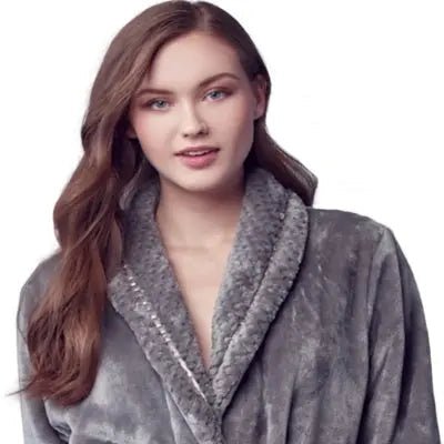 Women's Ultra Soft Plush Bathrobe - Insatiable Sensations