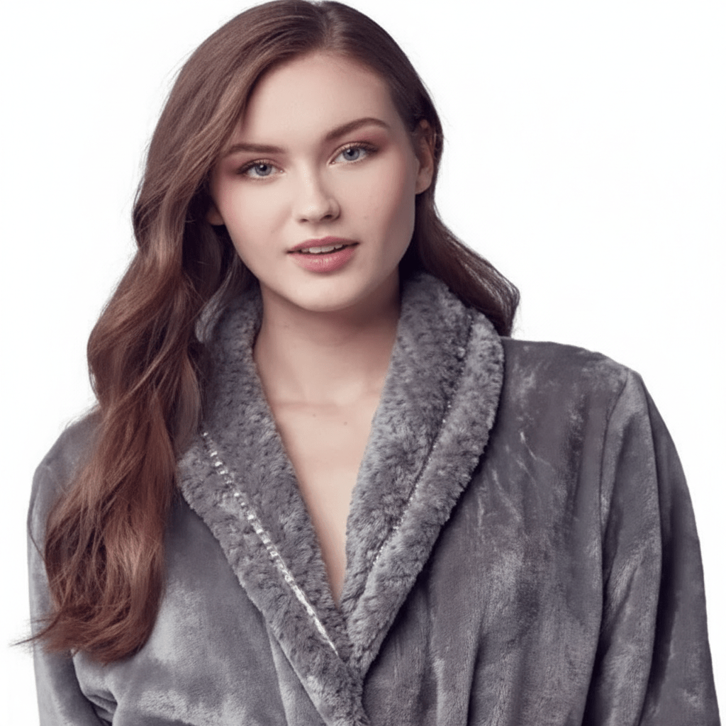 Women's Ultra Soft Plush Bathrobe - Insatiable Sensations