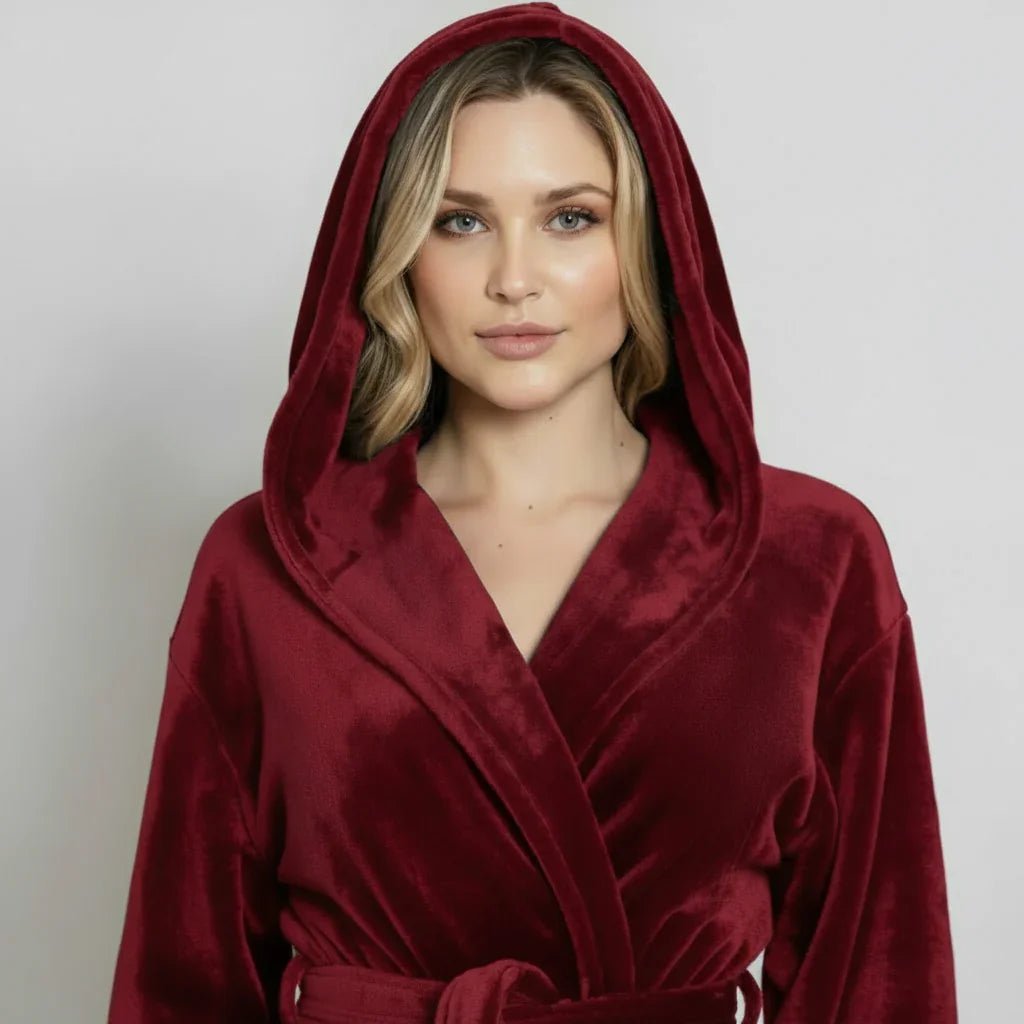 Women’s Plush Hooded Robe - Spa-Worthy Comfort at Home - Insatiable Sensations