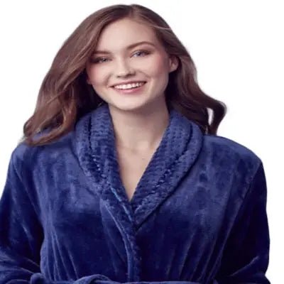 Women's Ultra Soft Plush Bathrobe - Insatiable Sensations