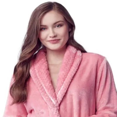 Women's Ultra Soft Plush Bathrobe - Insatiable Sensations