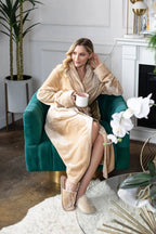 Women's Ultra Soft Plush Bathrobe - Insatiable Sensations