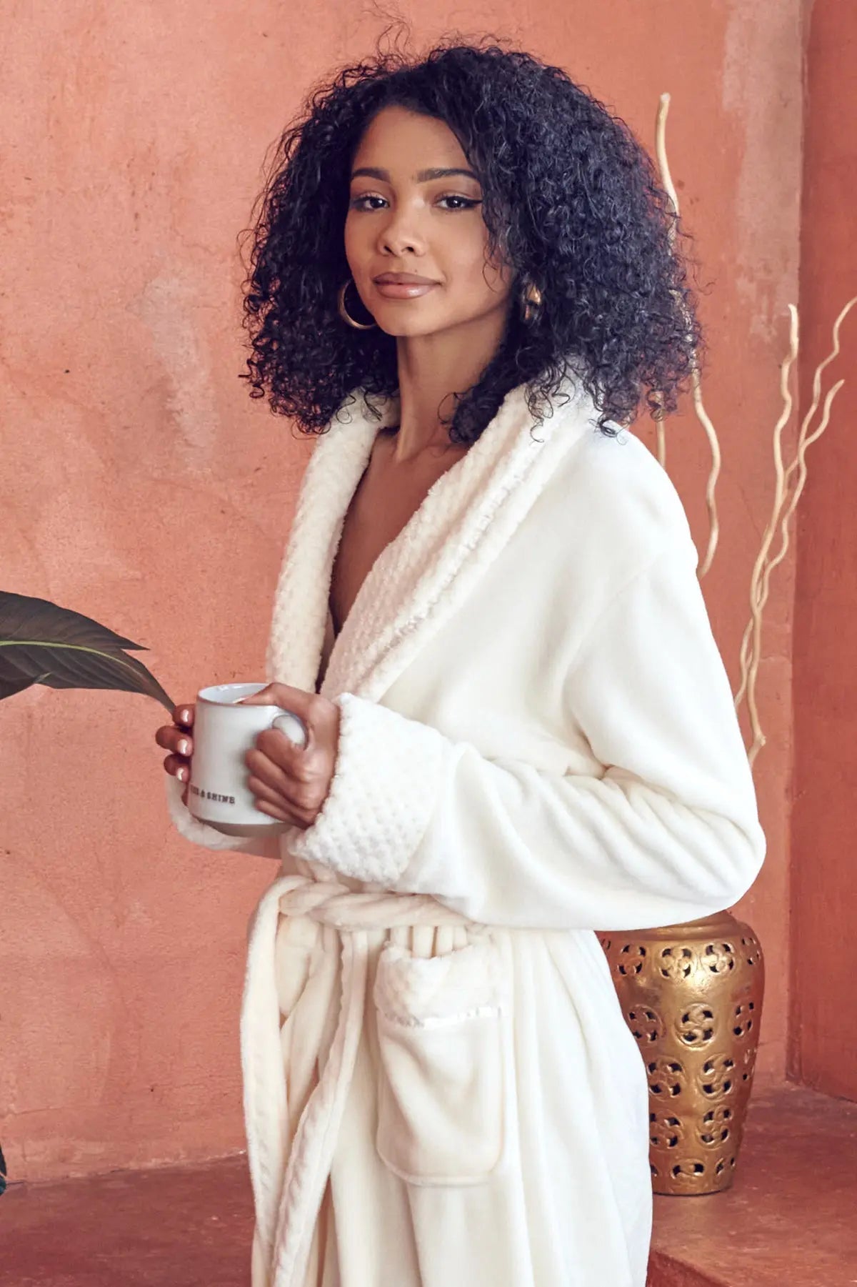 Women's Ultra Soft Plush Bathrobe - Insatiable Sensations