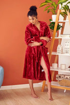 Women’s Plush Hooded Robe - Spa-Worthy Comfort at Home - Insatiable Sensations