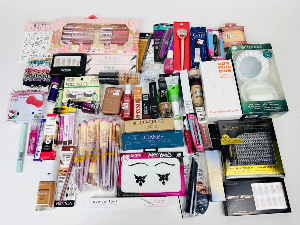 Mystery Beauty Box – 25 New & Sealed Brand-Name Cosmetics (Random Assortment) - Insatiable Sensations