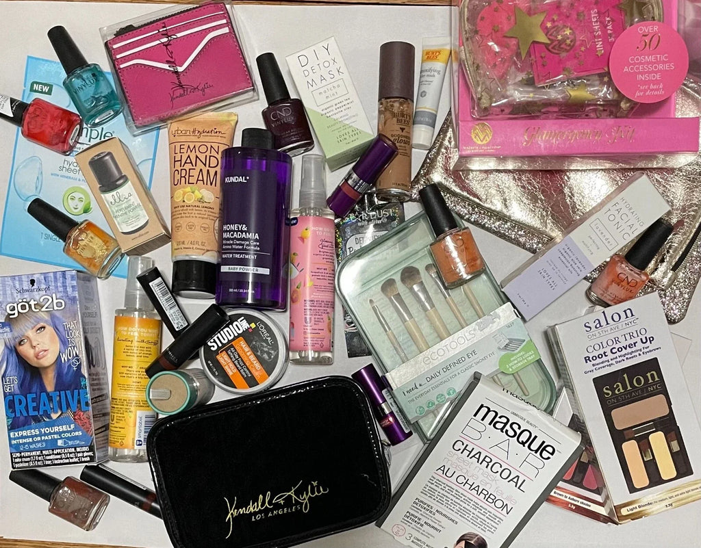 Mystery Beauty Box – 25 New & Sealed Brand-Name Cosmetics (Random Assortment) - Insatiable Sensations