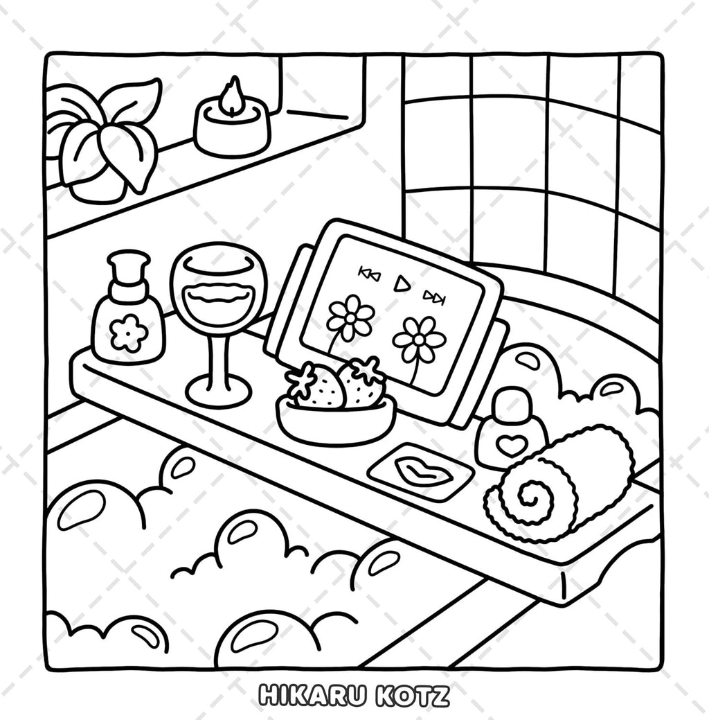 Self-Love: Girl Therapy Coloring Book, Spiral Bound, 40 pg. , 8.5" x 8.5" - Insatiable Sensations