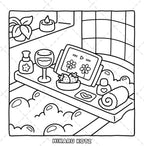 Self-Love: Girl Therapy Coloring Book, Spiral Bound, 40 pg. , 8.5" x 8.5" - Insatiable Sensations