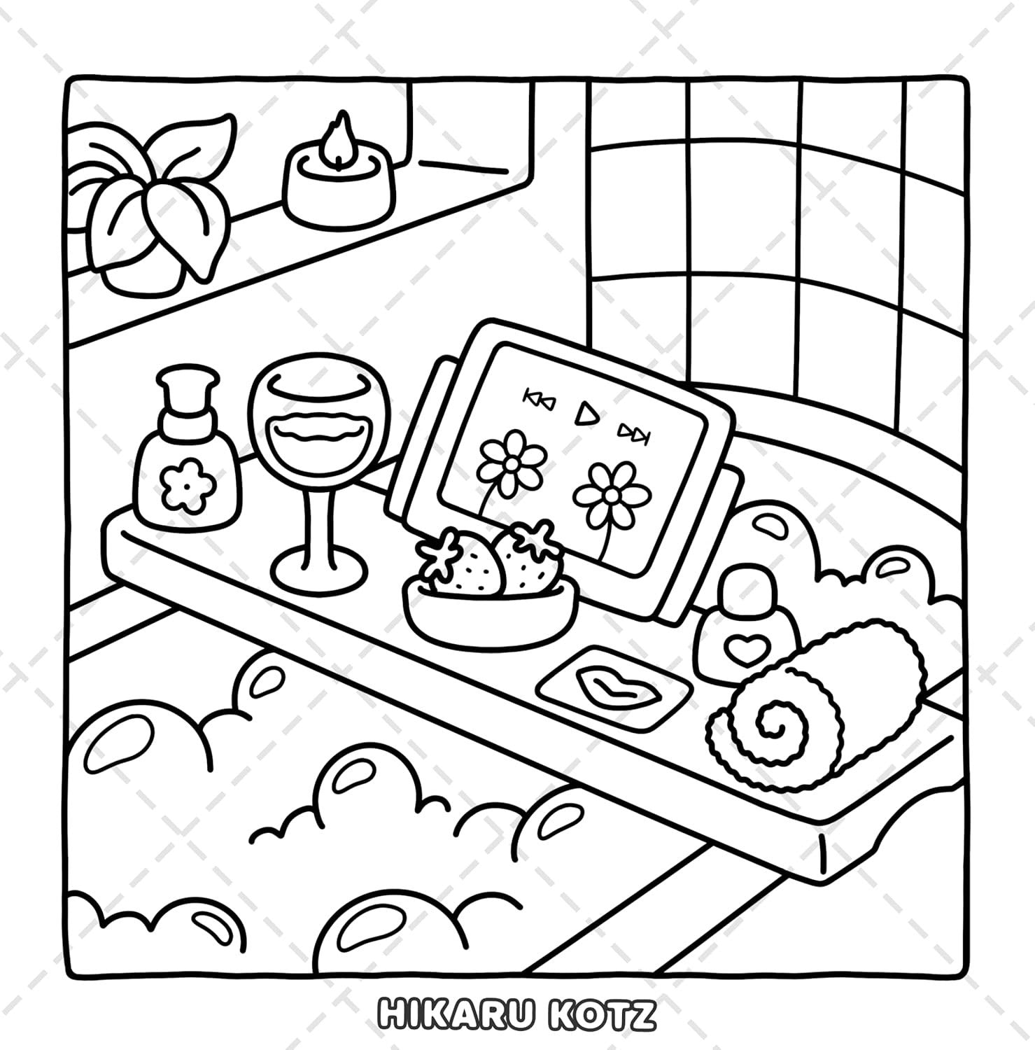 Self-Love: Girl Therapy Coloring Book, Spiral Bound, 40 pg. , 8.5" x 8.5" - Insatiable Sensations