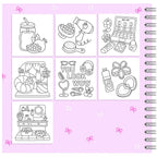 Self-Love: Girl Therapy Coloring Book, Spiral Bound, 40 pg. , 8.5" x 8.5" - Insatiable Sensations