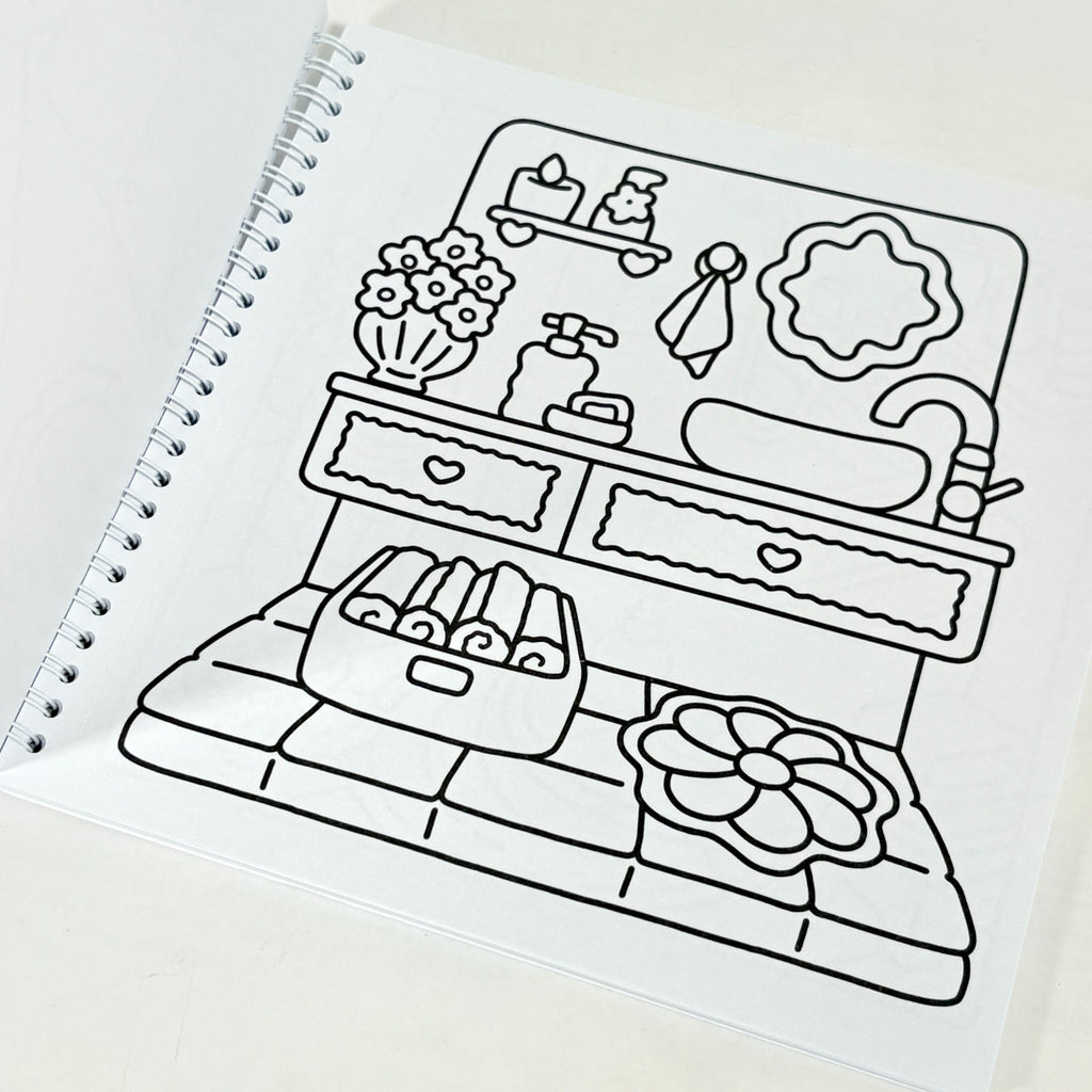 Self-Love: Girl Therapy Coloring Book, Spiral Bound, 40 pg. , 8.5" x 8.5" - Insatiable Sensations