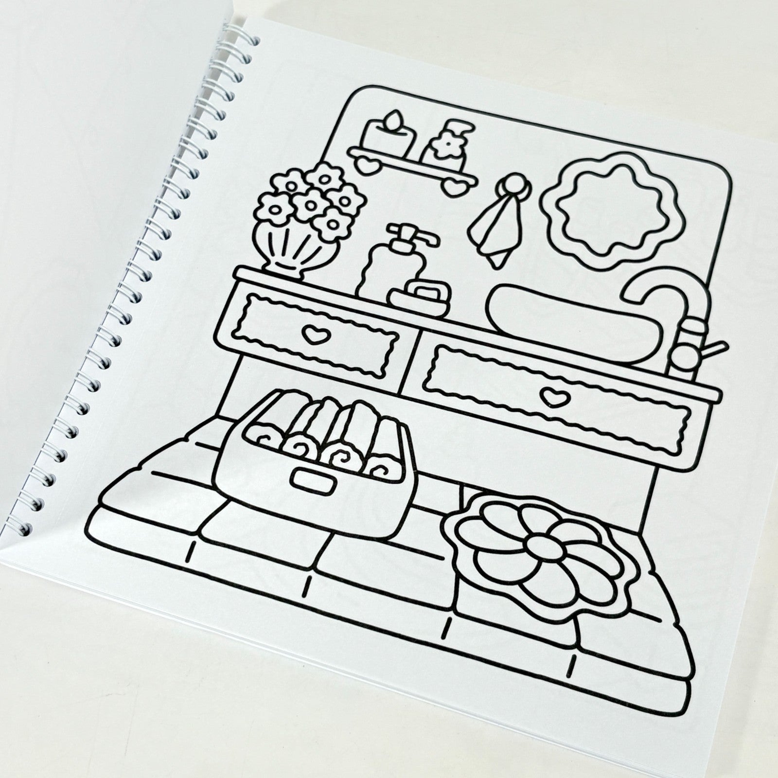 Self-Love: Girl Therapy Coloring Book, Spiral Bound, 40 pg. , 8.5" x 8.5" - Insatiable Sensations