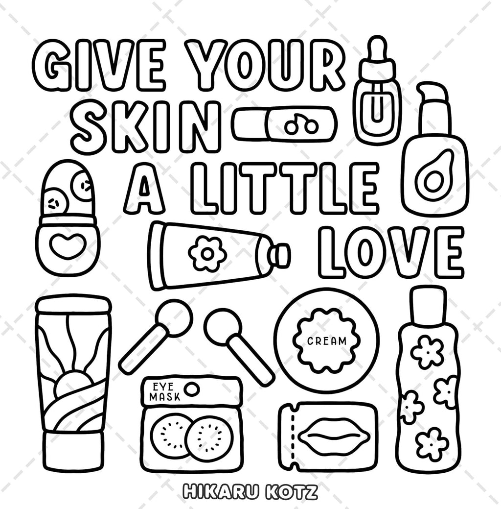 Self-Love: Girl Therapy Coloring Book, Spiral Bound, 40 pg. , 8.5" x 8.5" - Insatiable Sensations