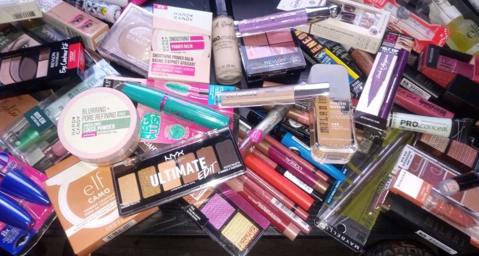 Mystery Beauty Box – 25 New & Sealed Brand-Name Cosmetics (Random Assortment) - Insatiable Sensations
