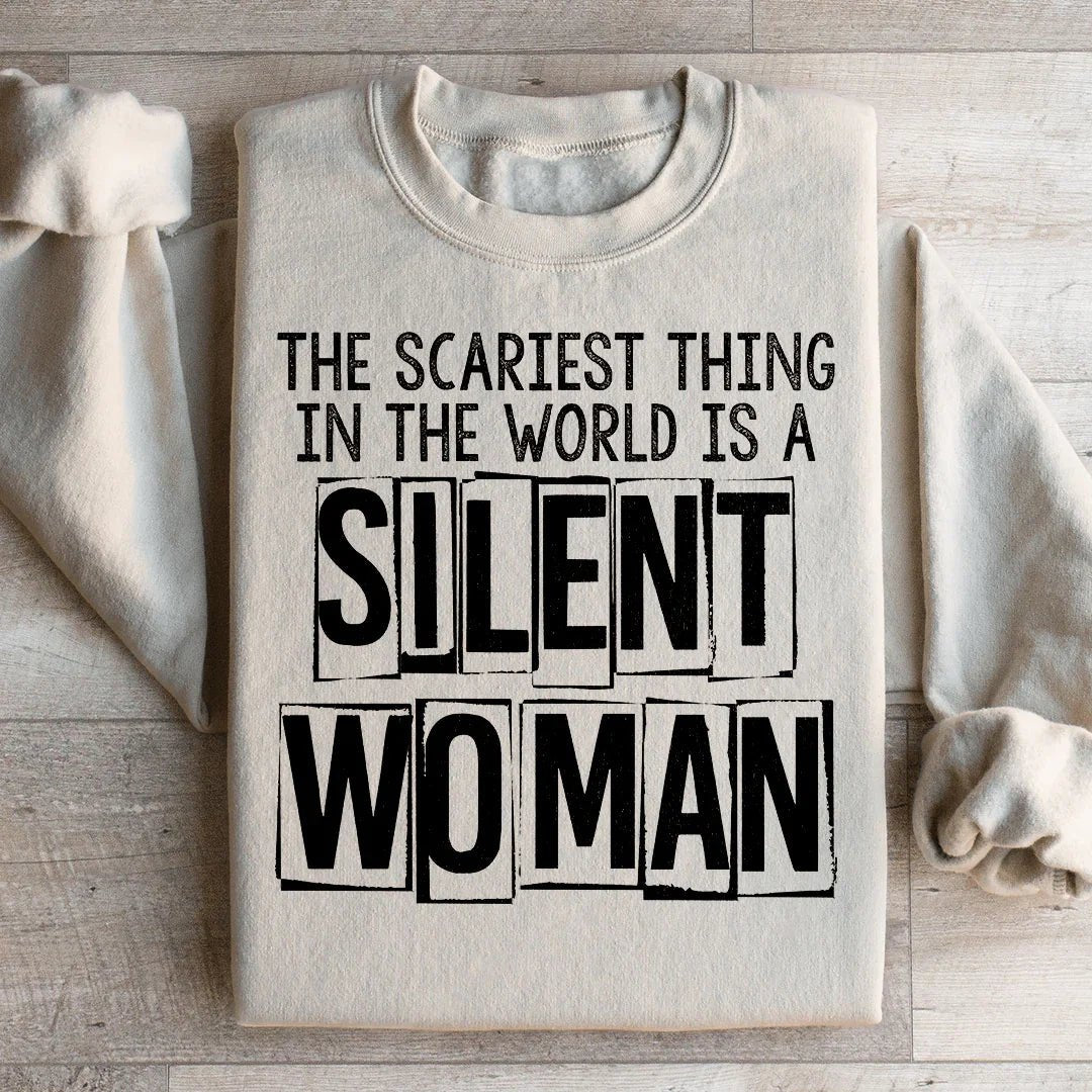 Silent Woman Sweatshirt - Insatiable Sensations