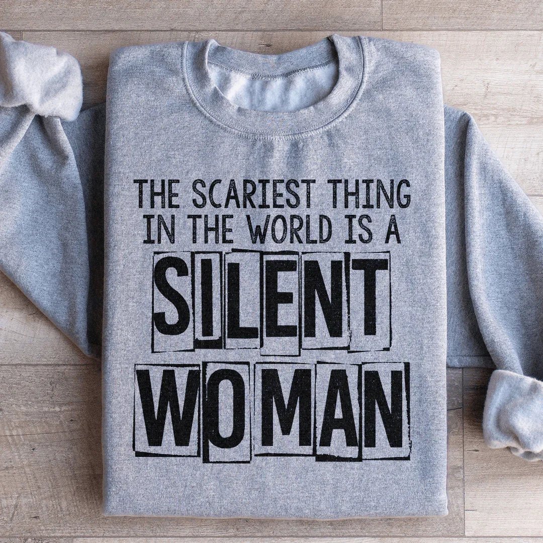 Silent Woman Sweatshirt - Insatiable Sensations